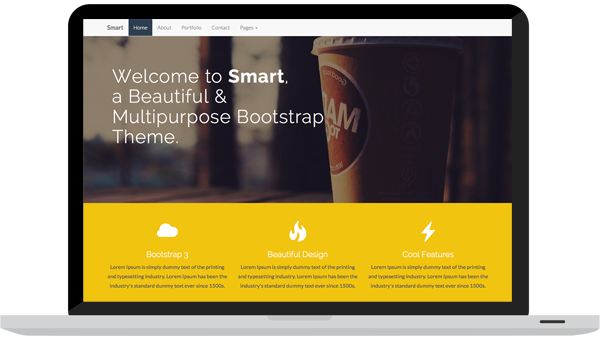 SmartWP - Bootstrap WordPress Theme